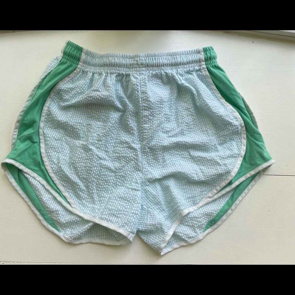 Lauren James Shorties with light blue stripes